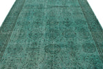 7x11 Turquoise Turkish Tribal Rug