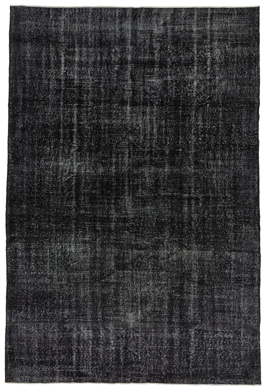 7x11 Charcoal Turkish Tribal Rug