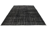 7x11 Charcoal Turkish Tribal Rug