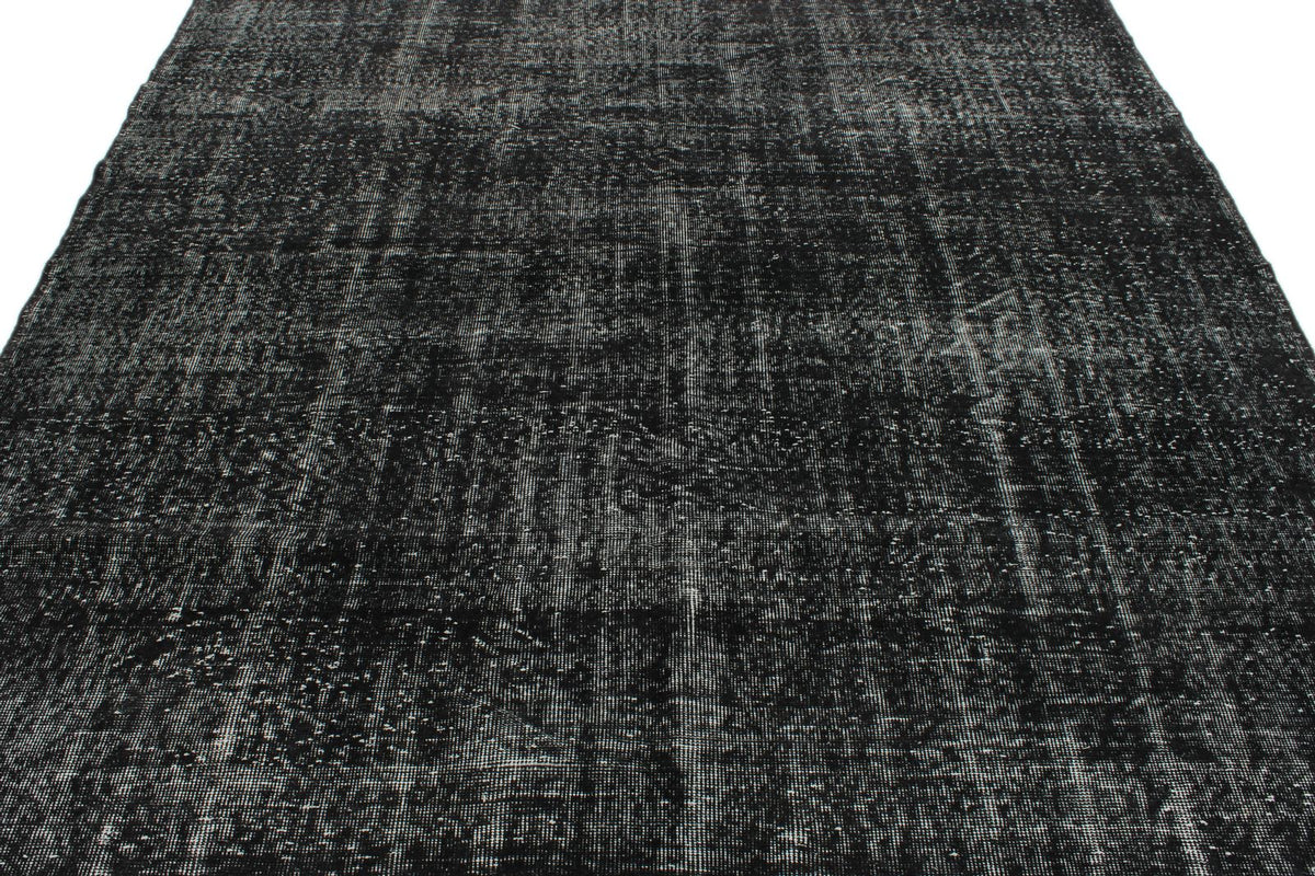 7x11 Charcoal Turkish Tribal Rug
