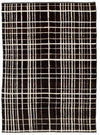 6x8 Beige and White Turkish Tribal Rug