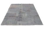 6x8 Gray Turkish Tribal Rug