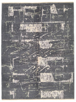 5x6 Gray and Multicolor Turkish Tribal Rug