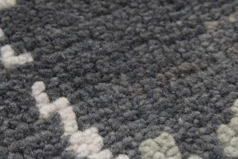 5x6 Gray and Multicolor Turkish Tribal Rug