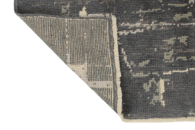 5x7 Gray and Multicolor Turkish Tribal Rug