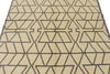 5x7 Beige and Gray Turkish Tribal Rug