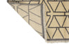 5x7 Beige and Gray Turkish Tribal Rug