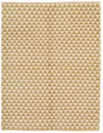 5x7 Ivory and Camel Turkish Tribal Rug