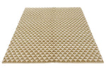 5x7 Ivory and Camel Turkish Tribal Rug