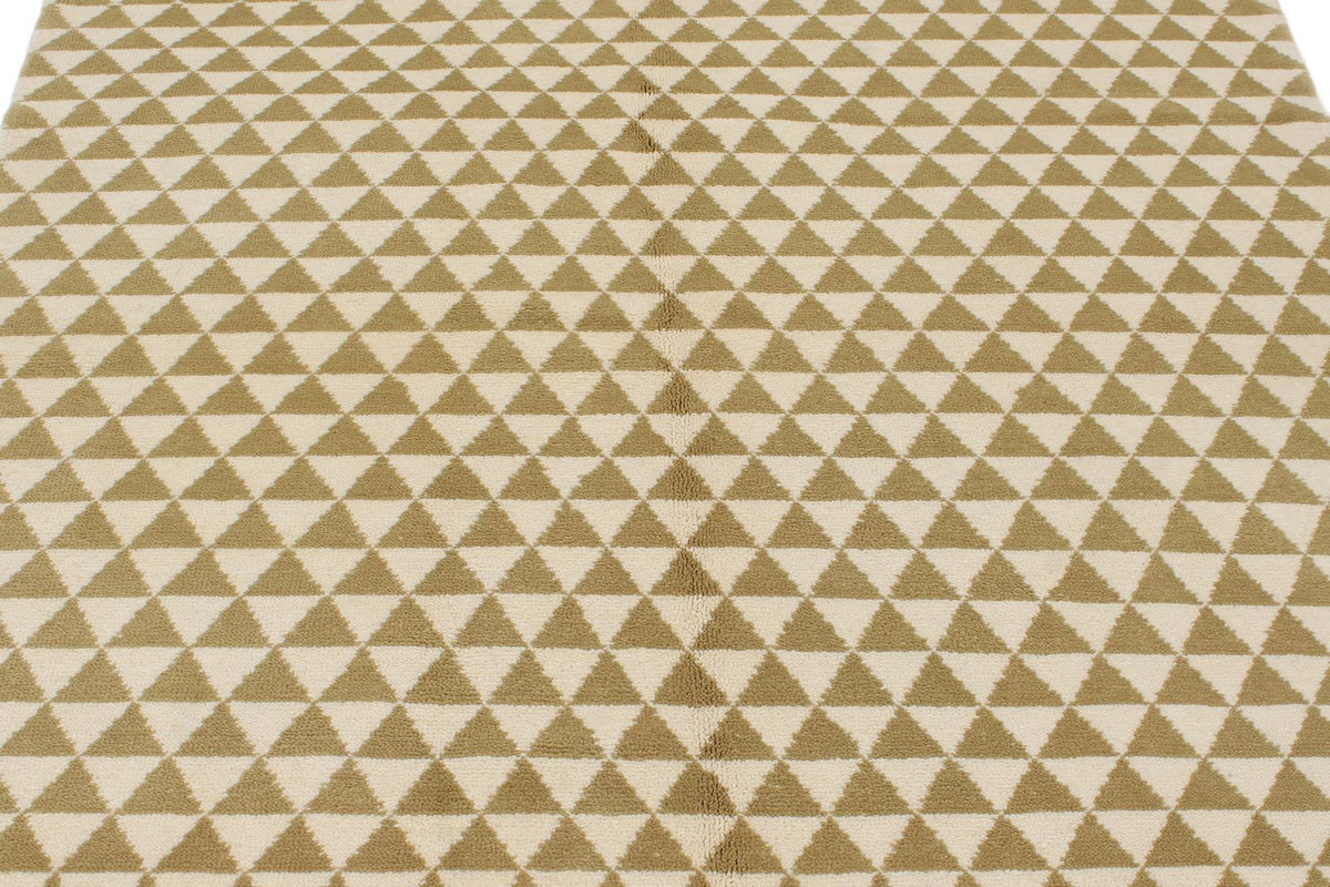 5x7 Ivory and Camel Turkish Tribal Rug