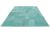 7x10 Turquoise Turkish Tribal Rug