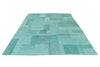 7x10 Turquoise Turkish Tribal Rug