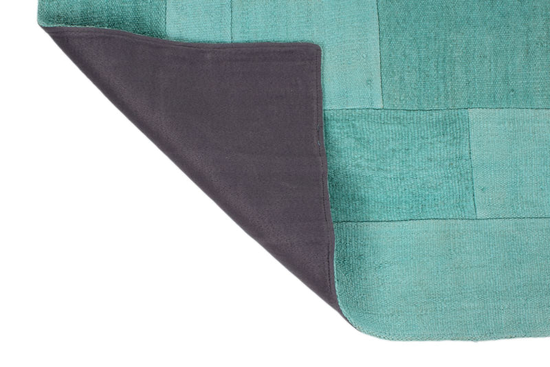 7x10 Turquoise Turkish Tribal Rug