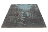 5x6 Brown and Blue Turkish Tribal Rug
