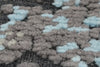 5x6 Brown and Blue Turkish Tribal Rug