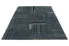 6x8 Gray Turkish Tribal Rug