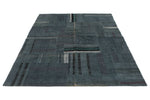 6x8 Gray Turkish Tribal Rug
