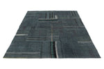 6x8 Gray Turkish Tribal Rug