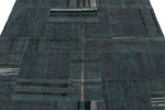 6x8 Gray Turkish Tribal Rug