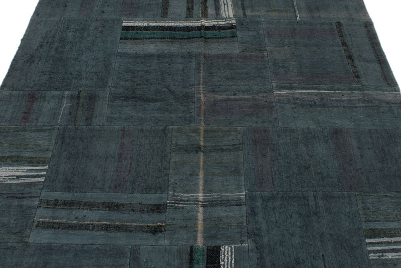 6x8 Gray Turkish Tribal Rug