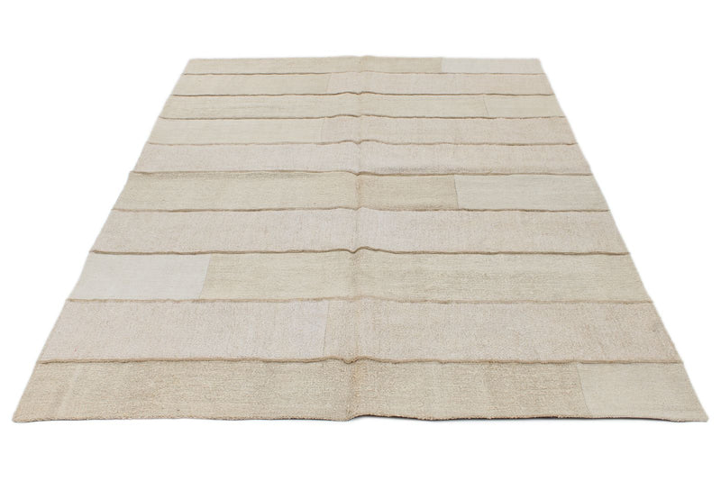 6x8 Gray Turkish Tribal Rug