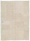 6x8 Beige Turkish Tribal Rug