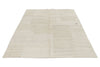 6x8 Beige Turkish Tribal Rug