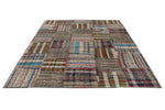 7x9 Multicolor Turkish Tribal Rug