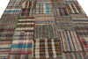 7x9 Multicolor Turkish Tribal Rug
