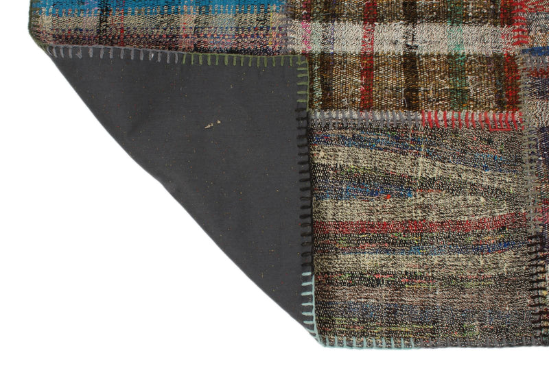 7x9 Multicolor Turkish Tribal Rug