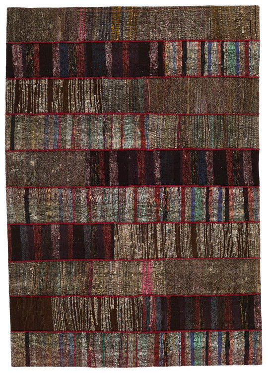 6x8 Multicolor Turkish Tribal Rug