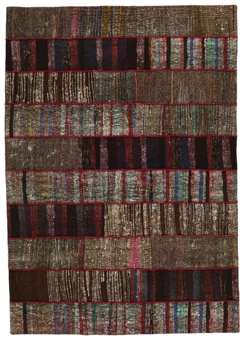 6x8 Multicolor Turkish Tribal Rug