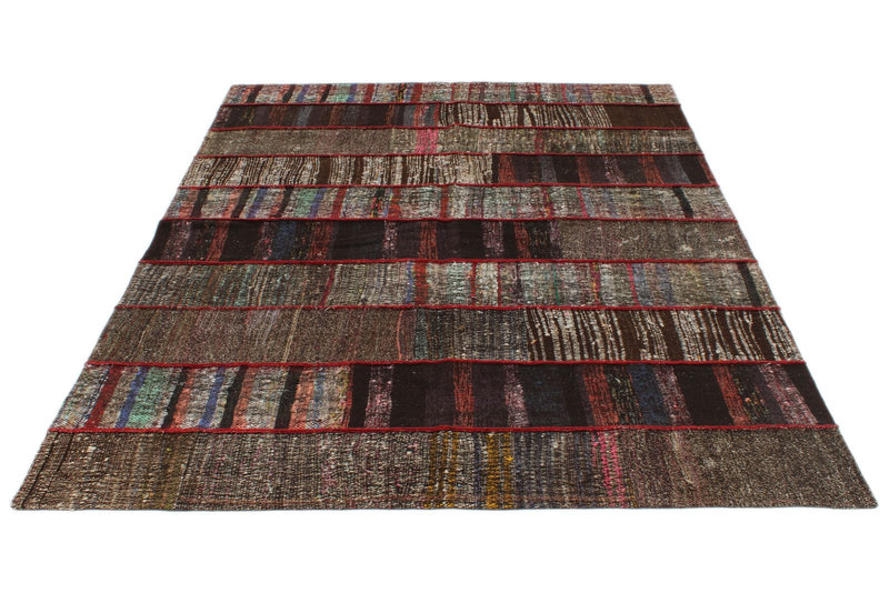 6x8 Multicolor Turkish Tribal Rug
