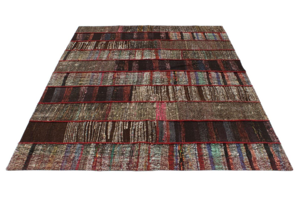 6x8 Multicolor Turkish Tribal Rug