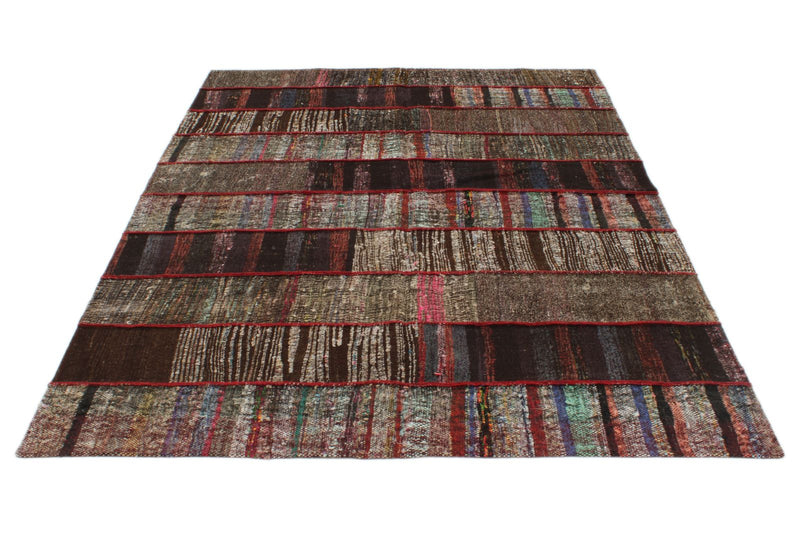 6x8 Multicolor Turkish Tribal Rug