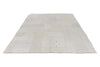 7x9 Ivory and Beige Turkish Tribal Rug