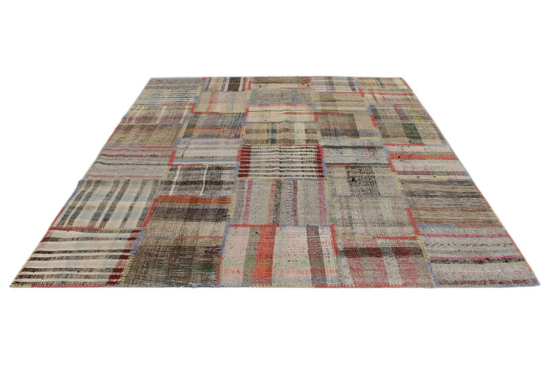 7x10 Multicolor Turkish Tribal Rug
