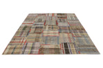 7x10 Multicolor Turkish Tribal Rug