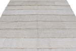 7x10 Ivory Turkish Tribal Rug