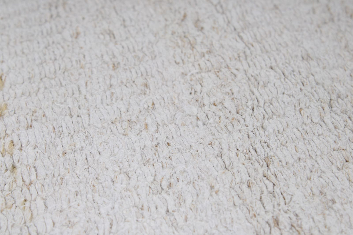 7x10 Ivory Turkish Tribal Rug