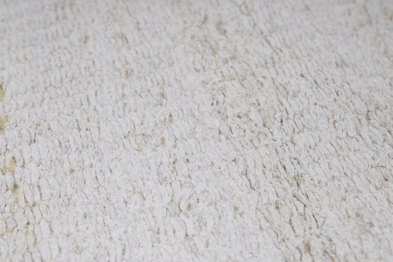 7x10 Ivory Turkish Tribal Rug