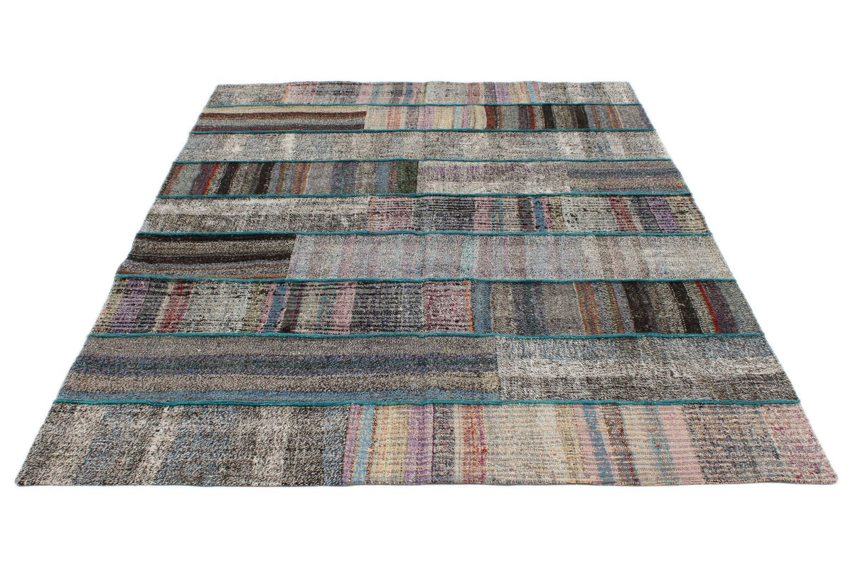 6x8 Multicolor Turkish Tribal Rug