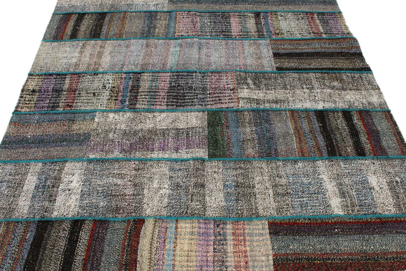 6x8 Multicolor Turkish Tribal Rug