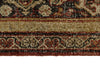 8x12 Burgundy and Multicolor Turkish Oushak Rug