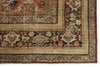 8x12 Burgundy and Multicolor Turkish Oushak Rug