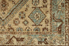 4x7 Beige and Light Blue Persian Traditional Rug