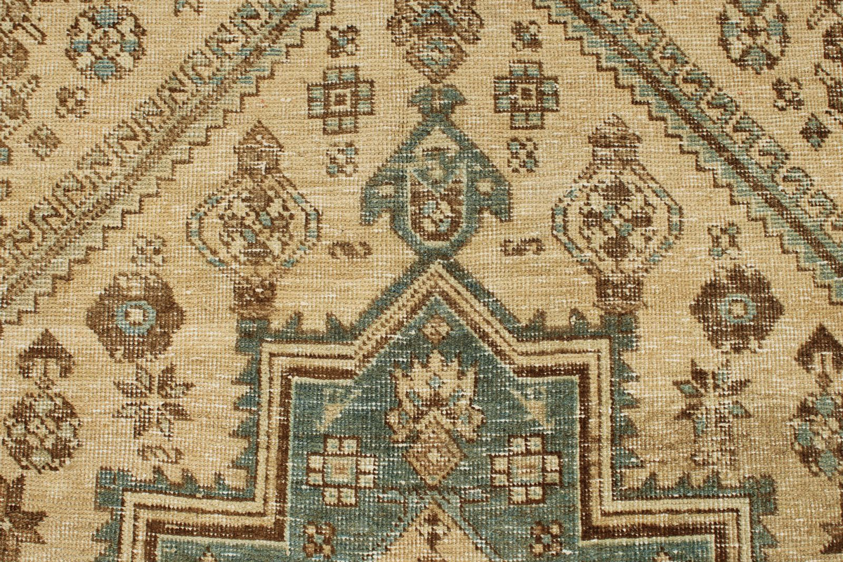 4x7 Beige and Light Blue Persian Traditional Rug