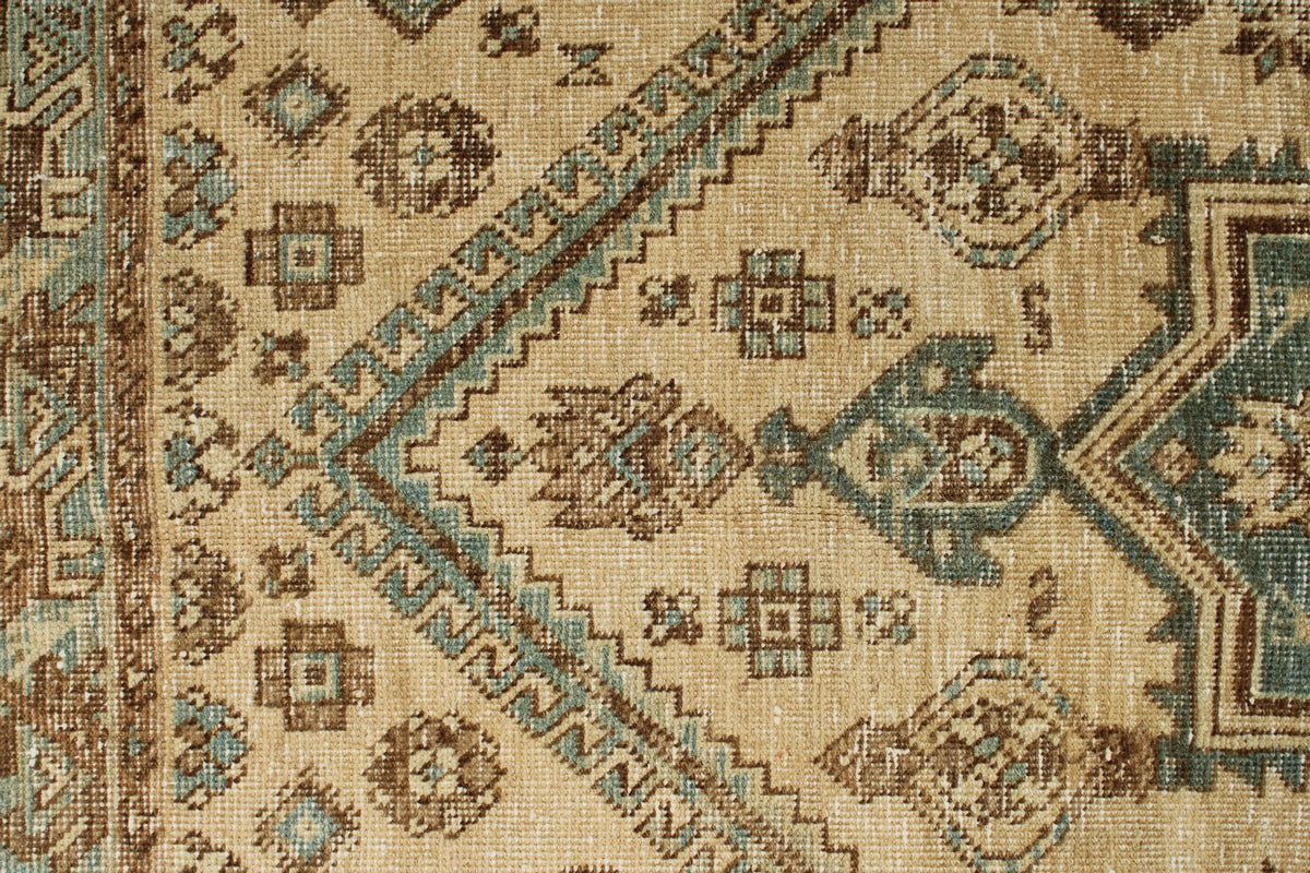 4x7 Beige and Light Blue Persian Traditional Rug