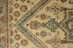 4x7 Beige and Light Blue Persian Traditional Rug