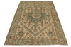 4x7 Beige and Light Blue Persian Traditional Rug
